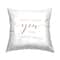 Stupell Industries Life Makes Sense Romantic Farmhouse Love Phrase Throw Pillow, 18" x 18"